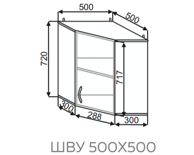 Шкаф  ШВУ 500х500