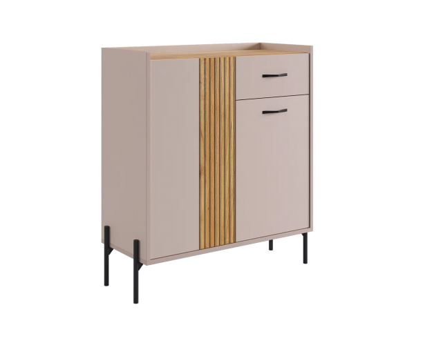 Модульная гостиная Доминика К3 кашемир / дуб крафт золотой