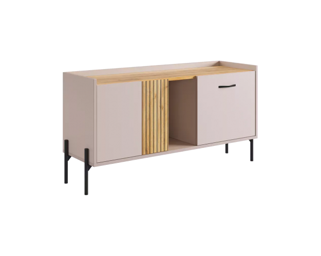 Тумба Доминика кашемир / дуб крафт золотой