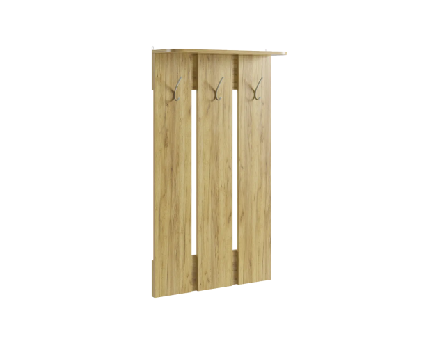 Вешалка Реал 1 дуб крафт золотой