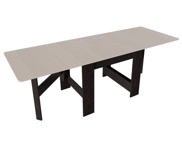 Стол-книжка раскладной тип 2 венге цаво / дуб белфорт