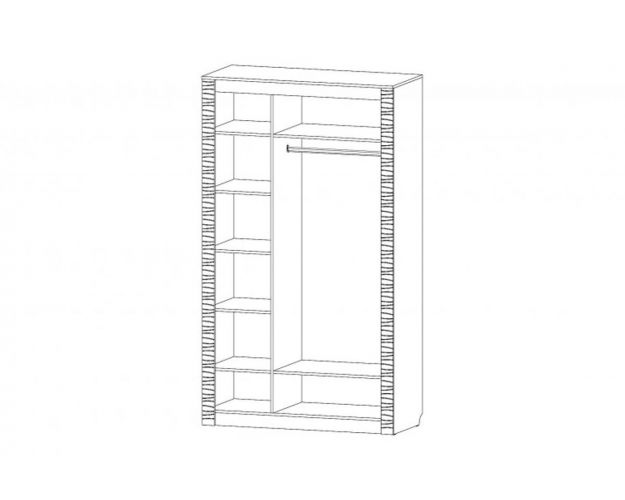 Шкаф трехстворчатый Ривьера анкор светлый